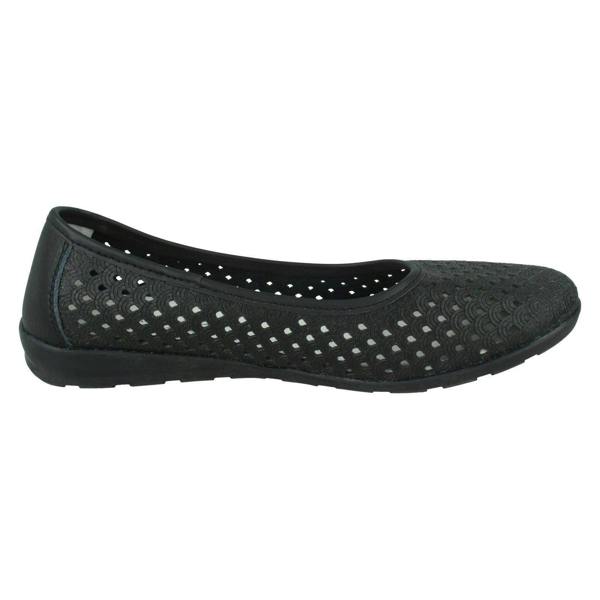 Eaze Ladies Eaze Flat Casual Ballerinas F80505