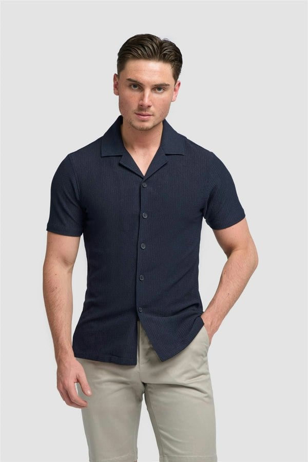 House of Cavani Silva Shirt - Navy