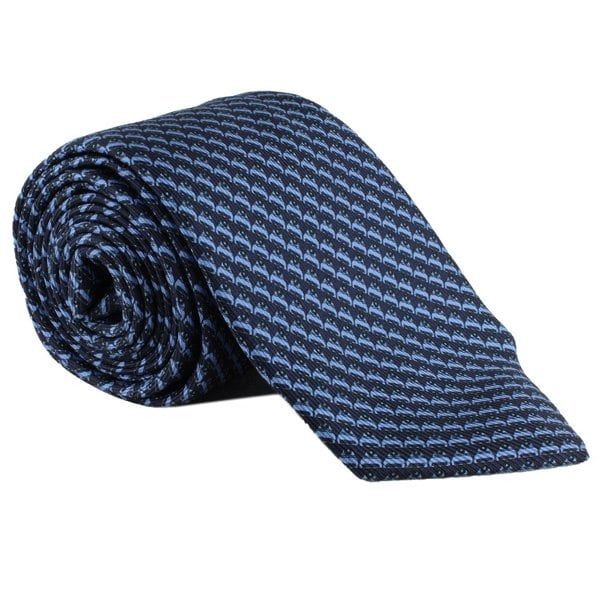 Dunhill luxurious mulberry silk tie in a raceclip pattern