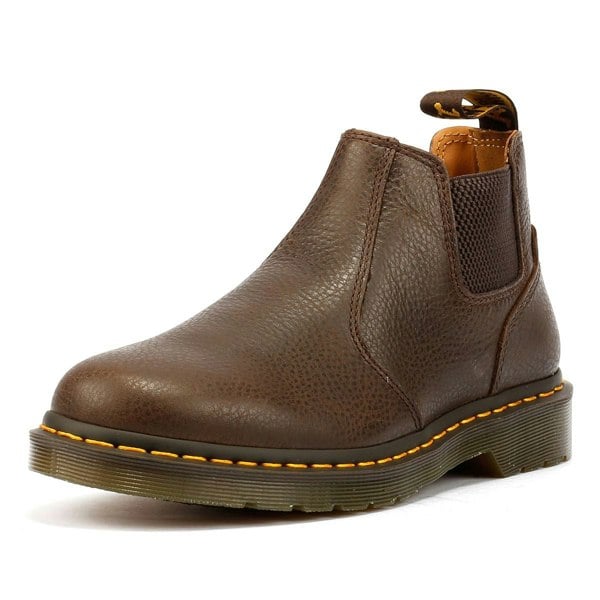 Dr. Martens 2976 Lo AR Rogue Leather Kelp Brown Boots