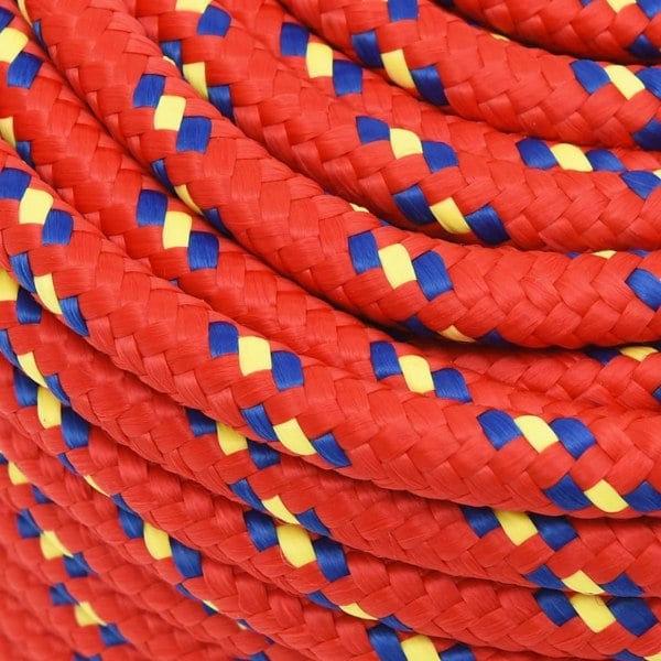 Berkfield Boat Rope Red 14 mm 25 m Polypropylene