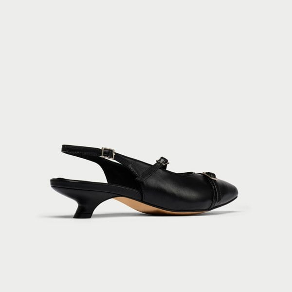 Calla Paloma Shoes - Black Leather