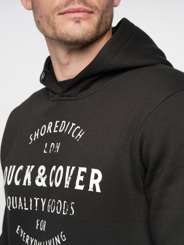 Duck and Cover Stocktons Hoodie - Black