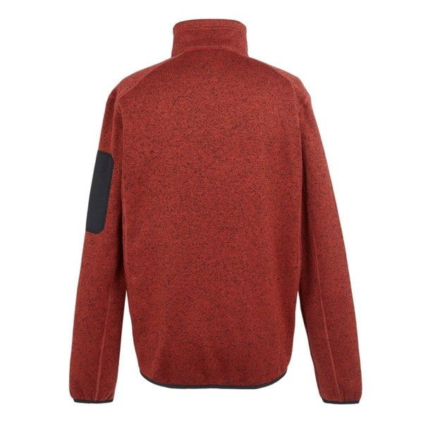 Regatta Mens Newhill Marl Full Zip Fleece Jacket - Red Ochre