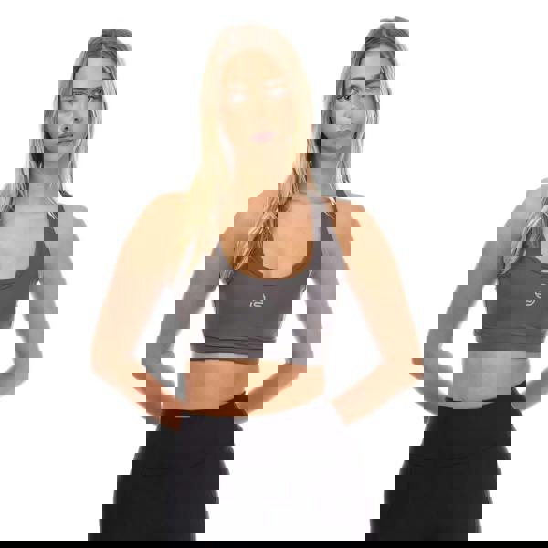 Skins Womens/Ladies Series-3 Active Sports Bra - Charcoal - 