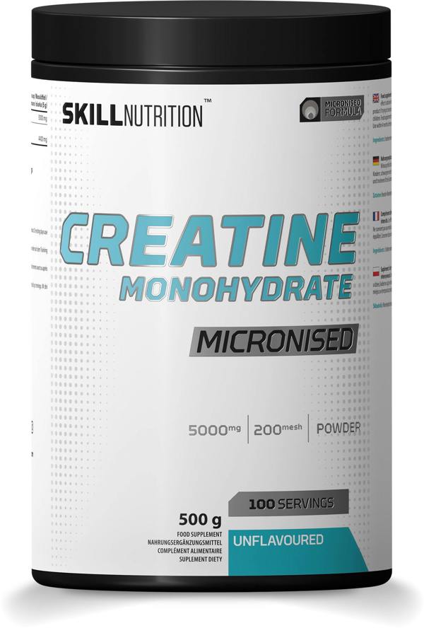 Skill Nutrition Micronised Creatine Monohydrate Unflavoured - 500g