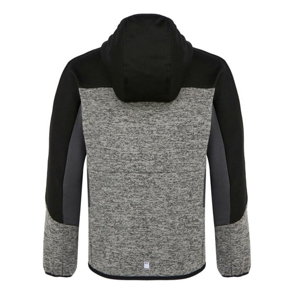 Regatta Childrens/Kids Dissolver IX Marl Full Zip Fleece Jacket - Mineral Grey/Black