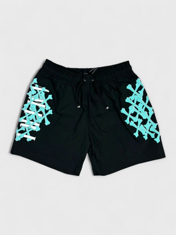 Amiri Bones Swimshort Black - Supplied FashionAmiri