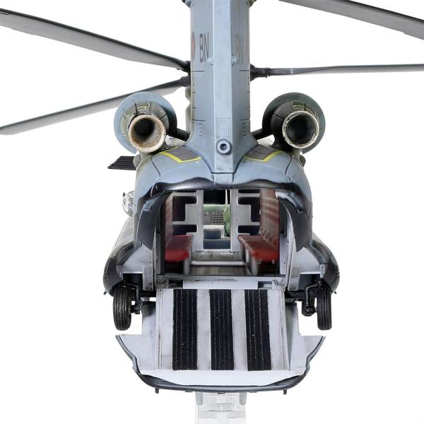 a helicopter with open door