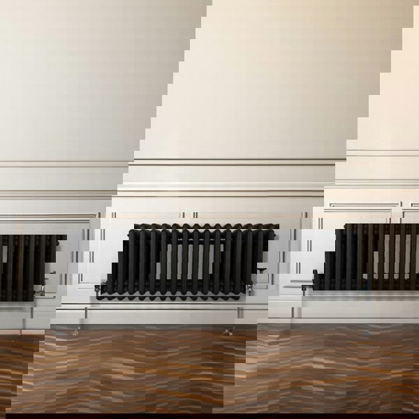 Monstershop Traditional 3 Column Radiator - 300 x 1192mm - Black