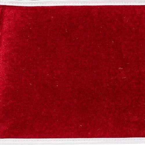 26.8 Inch Hexagonal Fabric Christmas Tree Collar for a Neat Festive Finish image 6