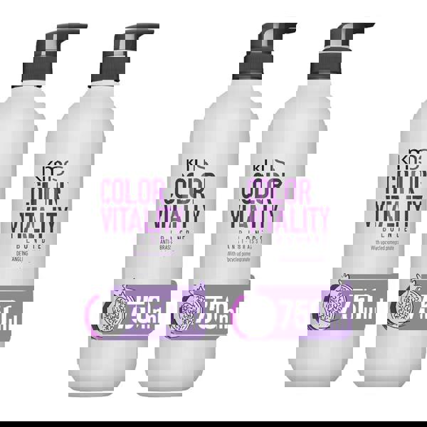 KMS Color Vitality Blonde Shampoo Conditioner Duo