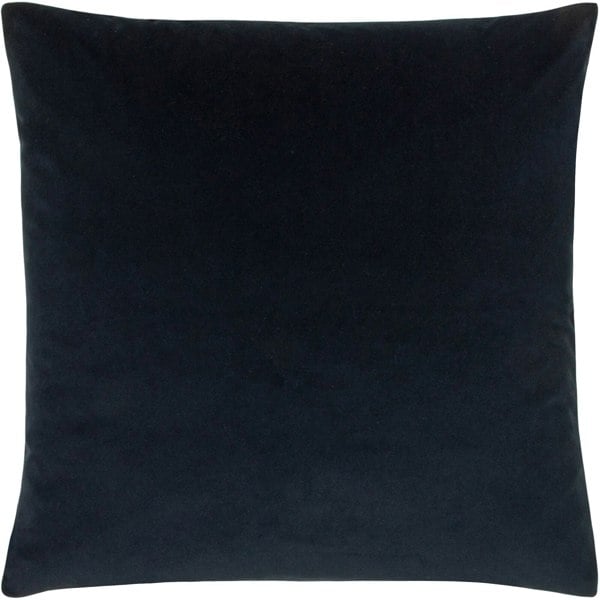 Evans Lichfield Sunningdale Velvet Cushion Cover - Midnight