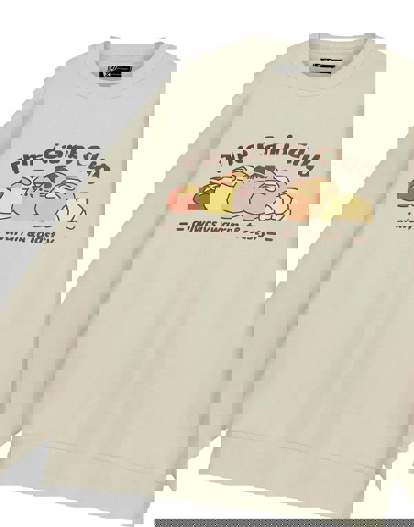 Pusheen Womens White Carb Club Sweatshirt