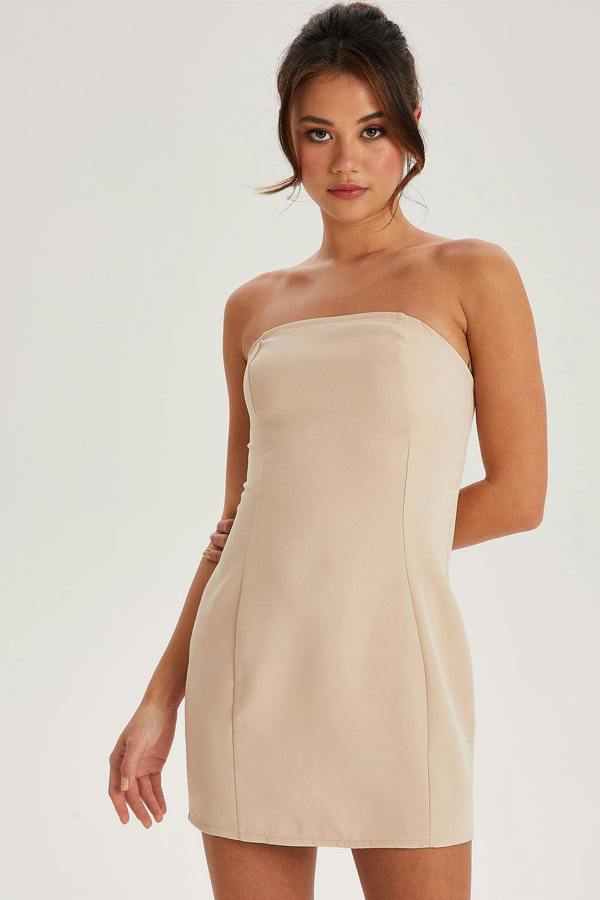 Urban Bliss Stone Strapless Tailored Dress