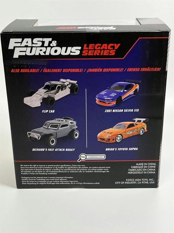 Jada Fast and Furious Twin Set 2001 Nissan Silvia S15 and Brians Toyota Supra 1:32 Jada 253202017