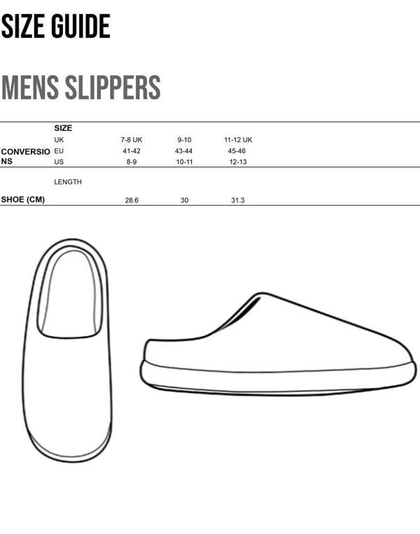 Pacman Mens Black Mule Slippers [dis]