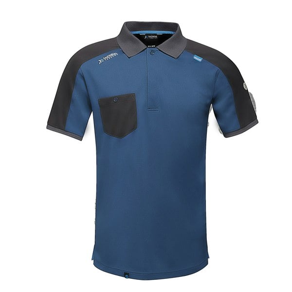 Regatta Mens Offensive Wicking Polo Shirt - Blue Wing