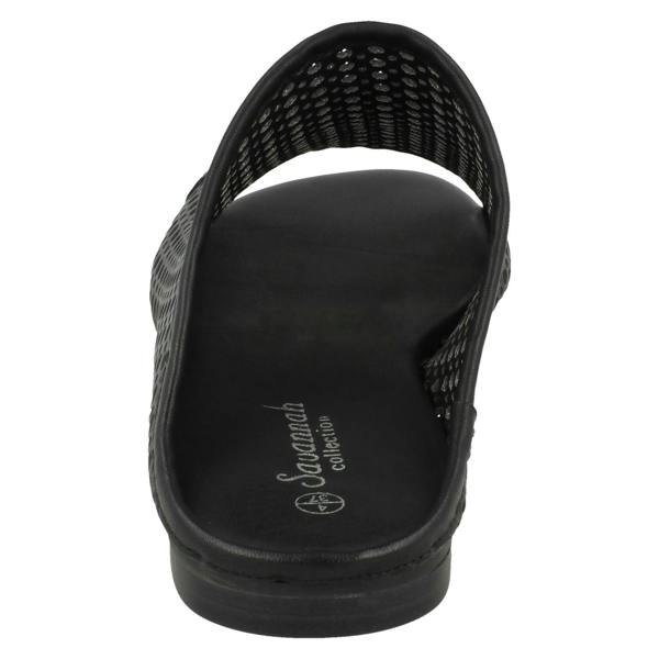 Savannah Ladies Savannah Flat Punched Upper Mule Sandals