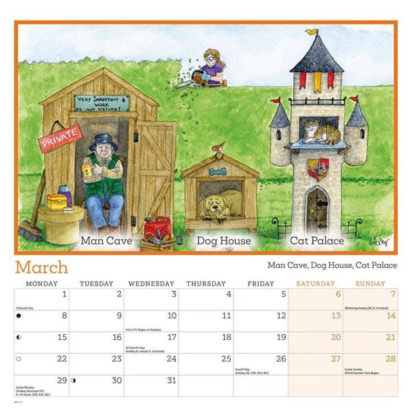 Alison's Animals Calendar 2027, Wall Calendars, Month To View, Animals, Gift