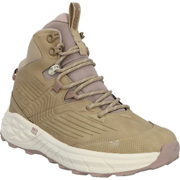 Hi-Tec Fuse Trek Mid Polyester Women's Taupe/Whitecap Grey/Warm Taupe Hiking Boots