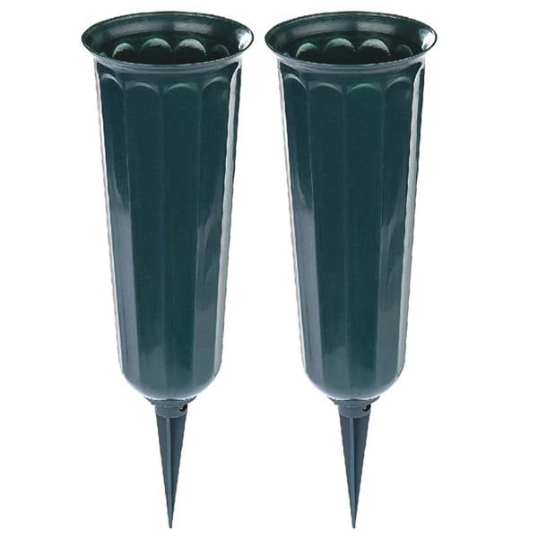 Cemetery vases (2)