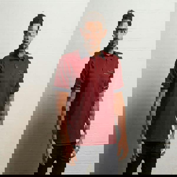 Gabicci G00X62 Short Sleeve Jersey Shirt Gabicci Classic MULBERRY