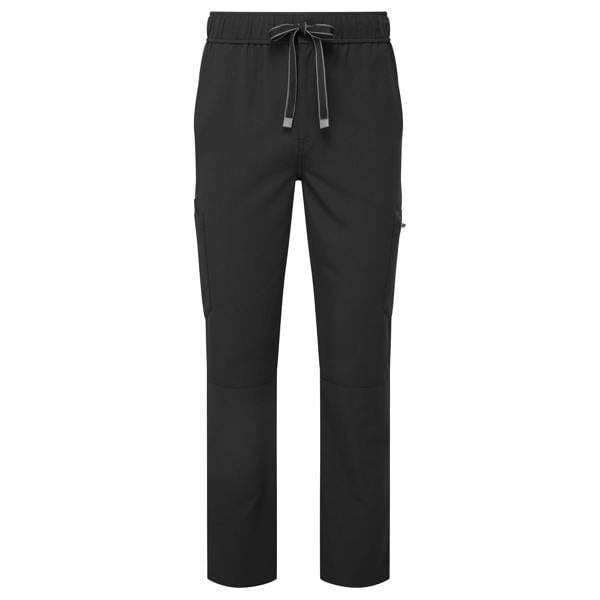 Premier Mens Onna-Stretch Cargo Trousers - Black