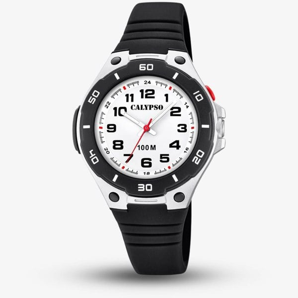 Calypso Unisex Black & White Watch K5758/6