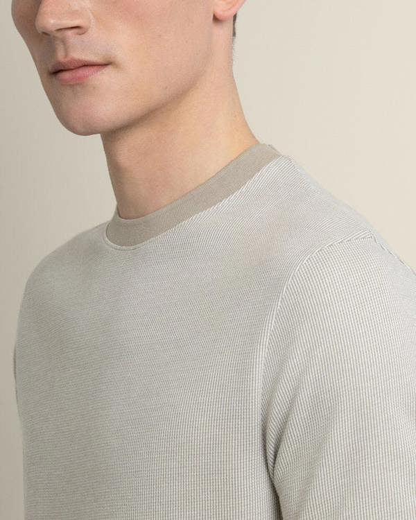 Larsson & Co Osvald - Jacquard Textured T-Shirt