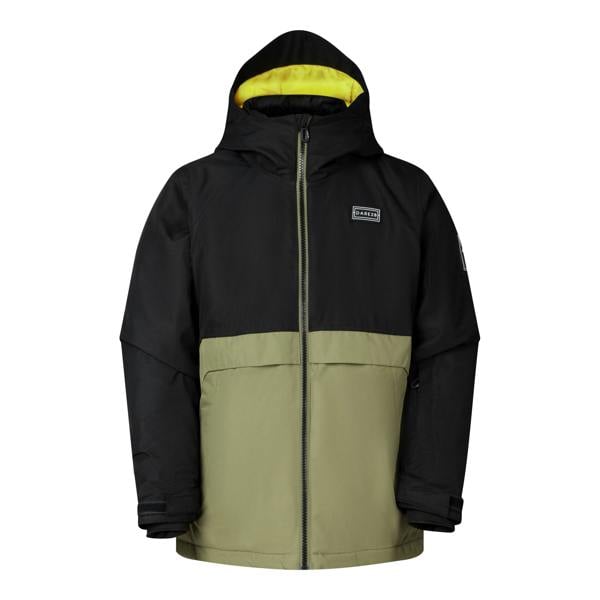 Dare 2B Childrens/Kids Wing It Ski Jacket - Black/Martini Olive - 