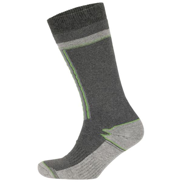 Trespass Unisex Adult Winski Ski Socks (Pack of 2) - Navy/Flint - 