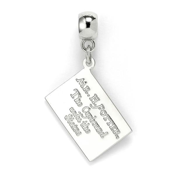 Harry Potter   Hogwarts Acceptance Letter Slider Charm  Silver