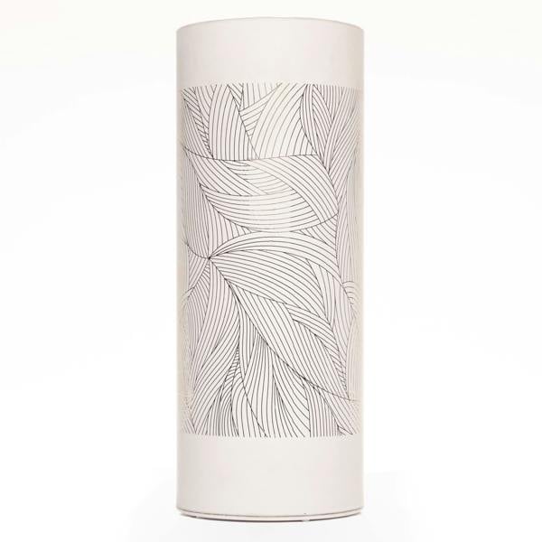 2cm Christmas Decorated Vase Table Feather Design Silver Battery Operated LED Lamp image 9