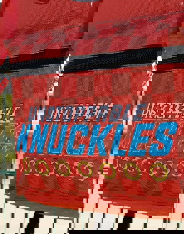 Sonic the Hedgehog Unisex Kids Red Knuckles Backpack (One Size)