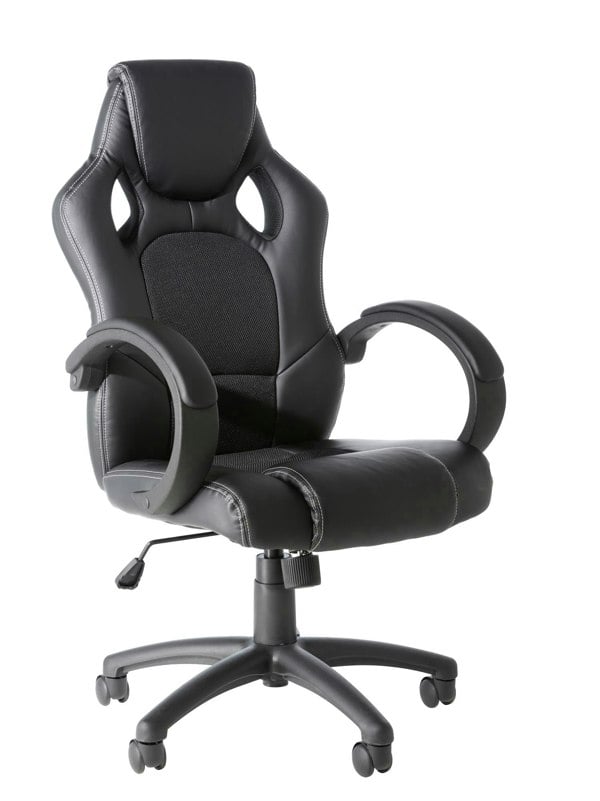 Dorel Home Daytona office chair with wheels in black