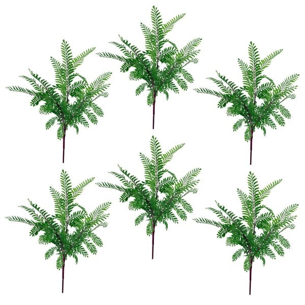 Leaf 6 x 55cm Himilayan Maidenhair Fern Bush Dark Green Plant