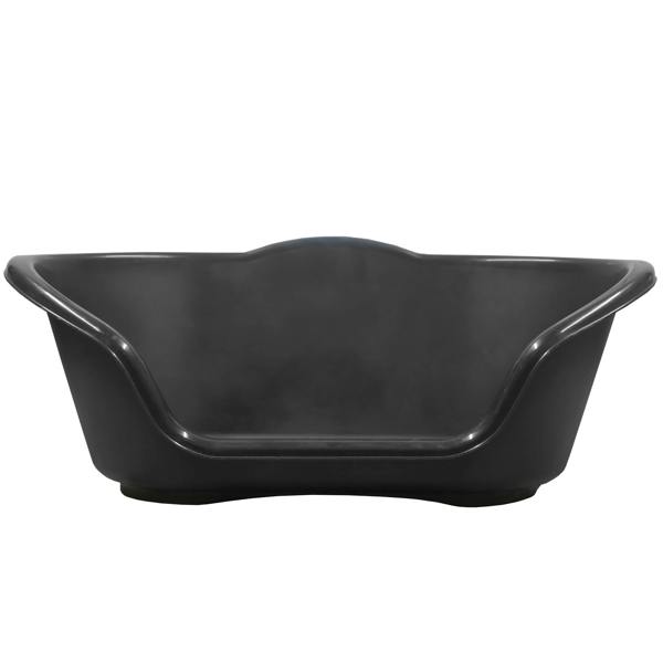 Ketoplastics Small Dog Bed Plastic Pet Bed - Black