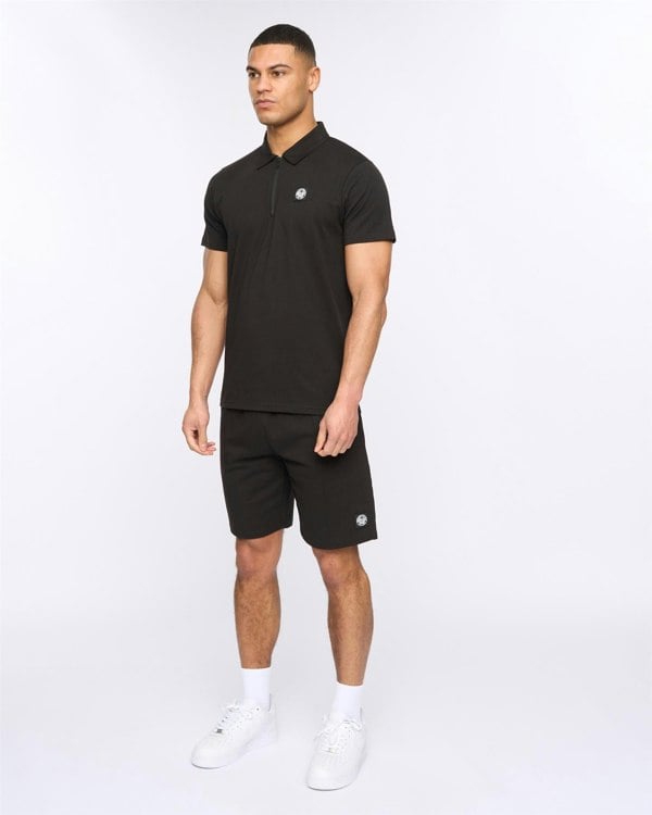Henleys Henychill Polo/Shorts Set Black