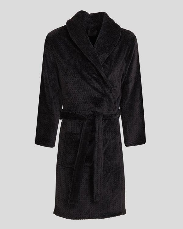 Steel & Jelly Osterley - Waffle Texture Supersoft Fleece Dressing Gown