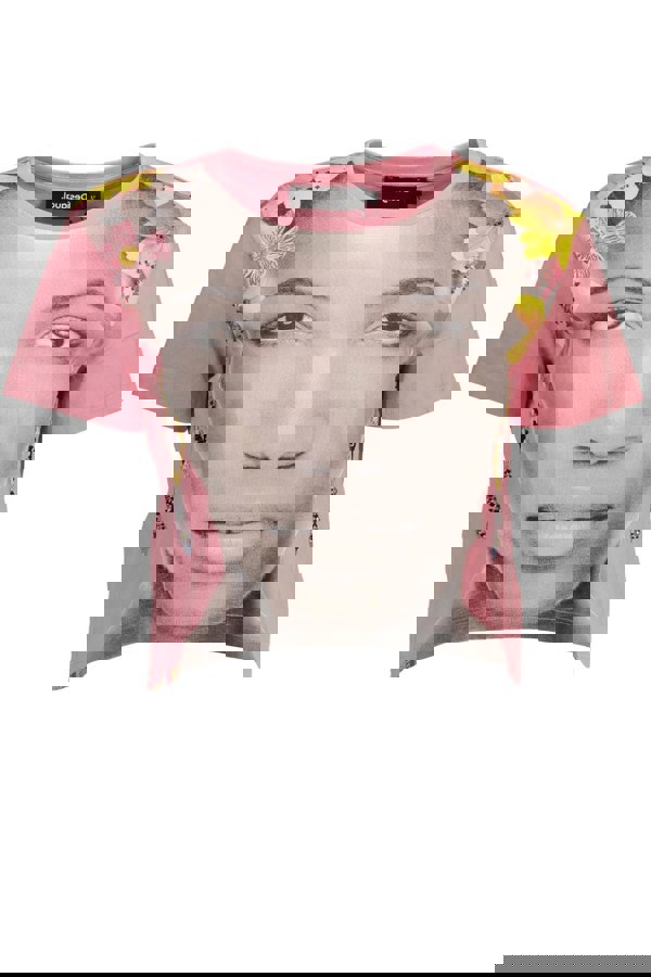 Desigual Women's Cropped TShirt with Floral Print