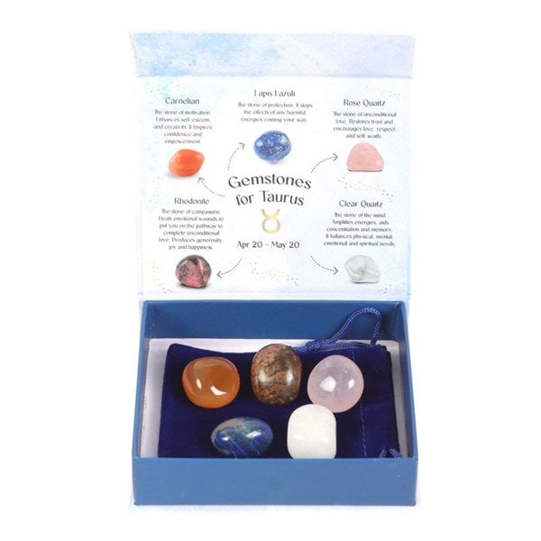 Serano Taurus Crystal Tumblestone Set
