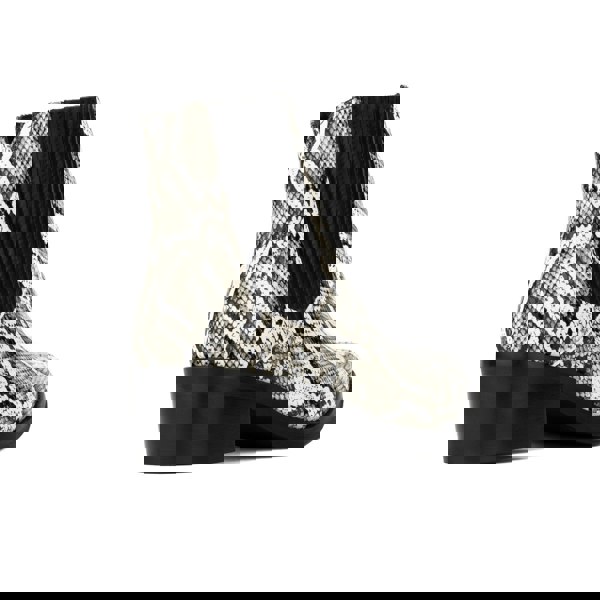 Embassy London Texas - White Snake - Women's Leather Snake Print Western Boot