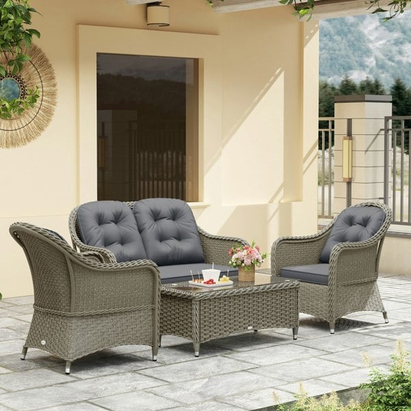 Rattan Sofa Set