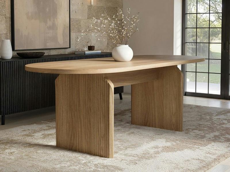 Varm Wood Effect Extendable Dining Table