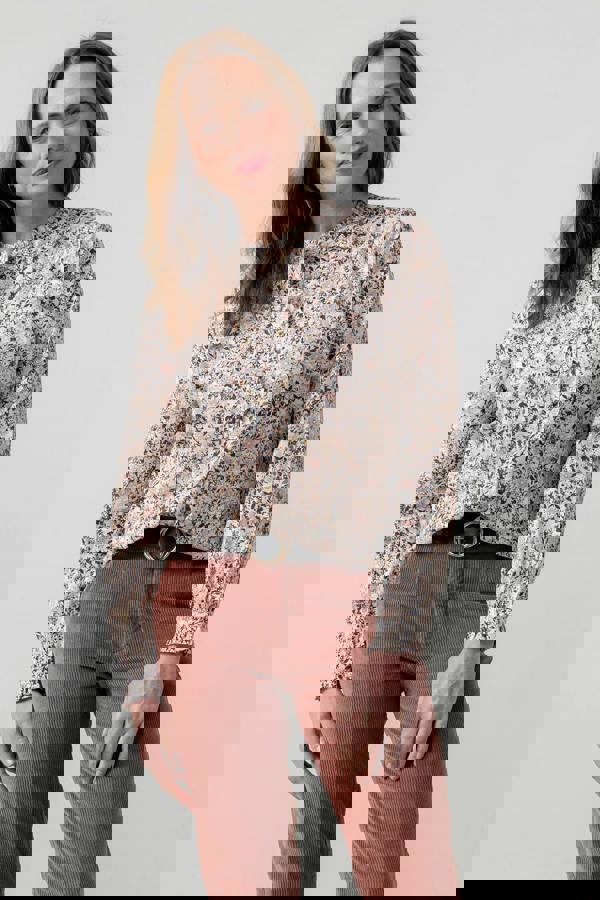 Rachel Organic Cotton Frill Blouse Pink | Lily and Me Clothing