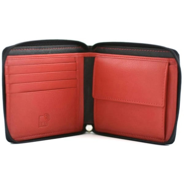 Mala Leather Hudson Zip Around Wallet – RFID Protected Soft Leather With Coin Pocket