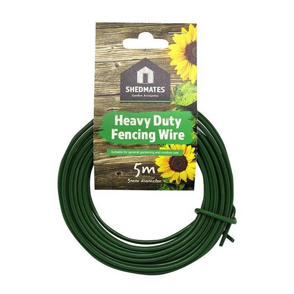 Kingfisher Heavy Duty Fencing Wire 5m x 3mm - One Colour - 