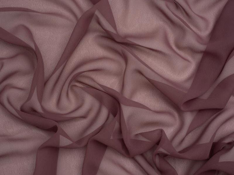 Minerva Core Range Minerva Light Sheer Chiffon Fabric - Plain Design Dressmaking Fabric, 110 cm / 44" Wide - per metre