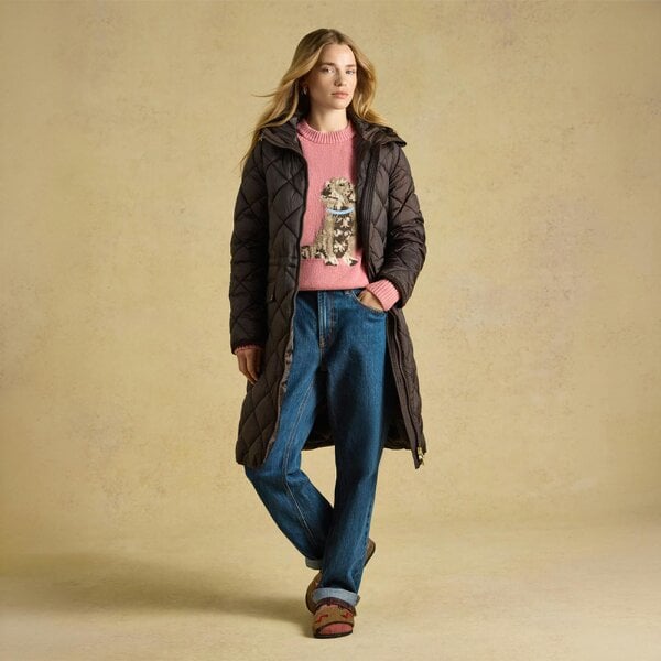 Joules CHESSINGTON Puffer Coat   in  Brown